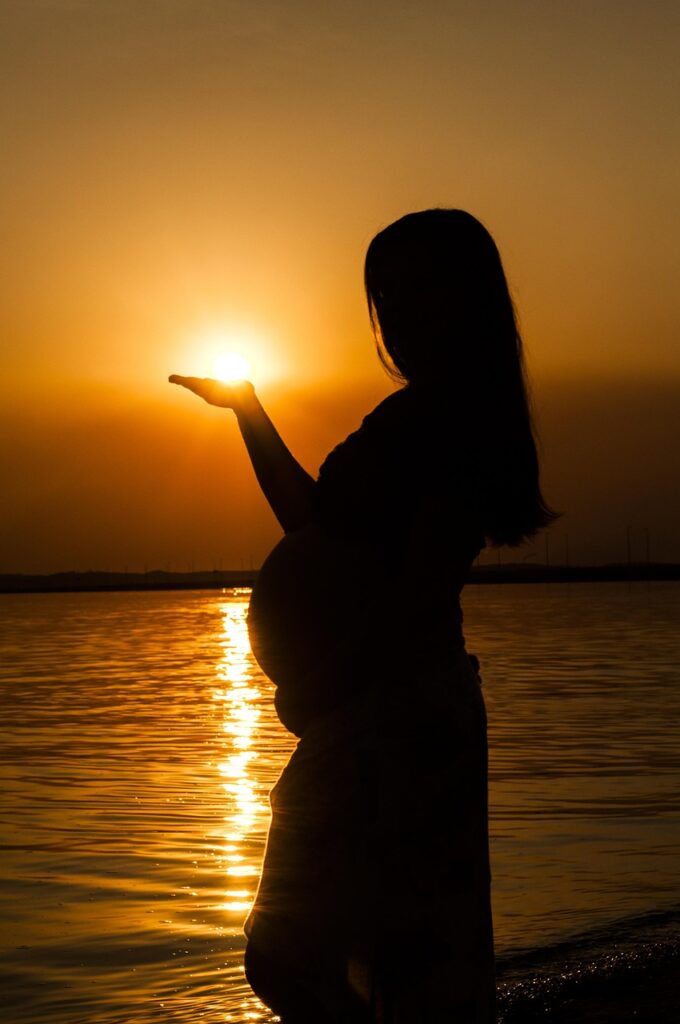 Avaleht mom, stomach, sunset, nature, pregnant woman, big belly, pregnant, waiting, pregnancy, mother-to-be, baby, spring